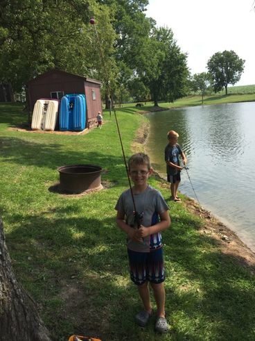 Boys fishing